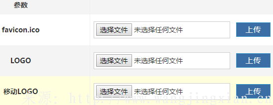 zblog主题配置页面上传图片功能