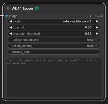 ComfyUI的ComfyUI-WD14-Tagger插件详解
