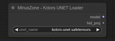 ComfyUI的MZ_KolorsUNETLoader加载可图模型节点